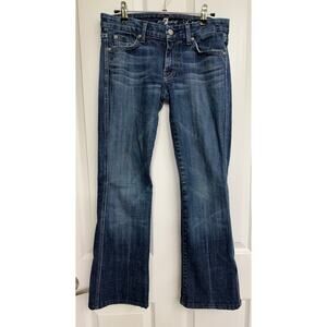 7 for mankind size 27 denim jeans boot cut